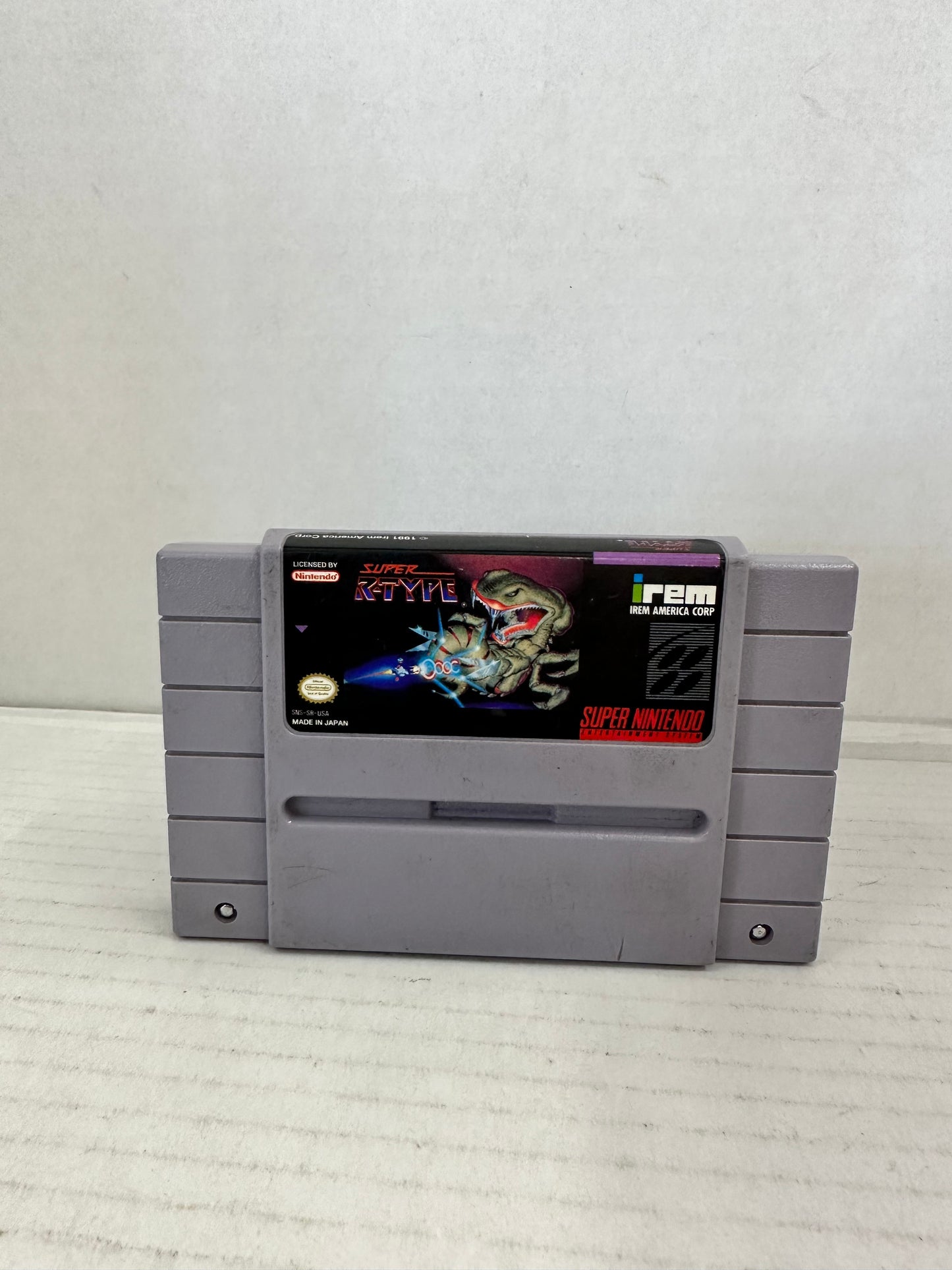 SNES - Super R-Type (1991, Super Nintendo Entertainment System) - Cartridge Only