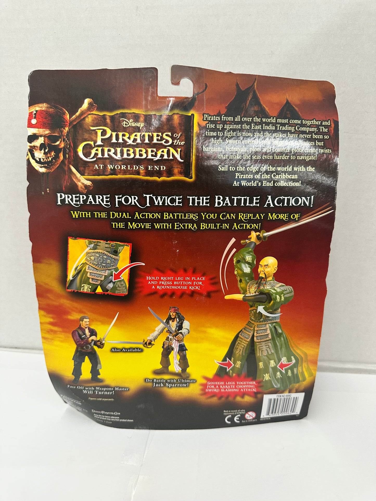 Pirates of the Caribbean At World's End Deluxe Captain Sao Feng 3.75" Zizzle