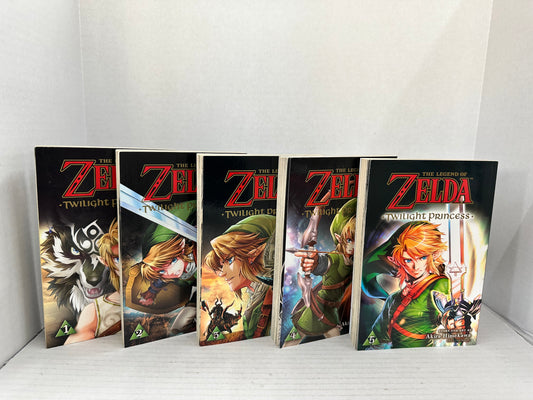 The Legend of Zelda: Twilight Princess MANGA Vol. 1-5 Set