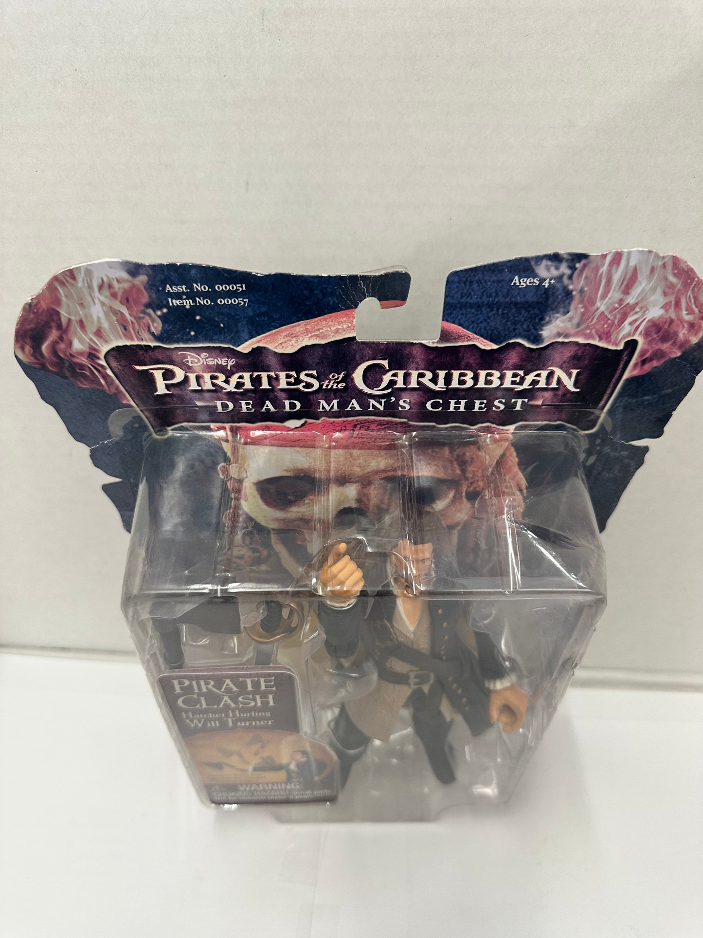 Zizzle Pirates Caribbean Dead Man's Chest Hatchet Hurling Will Turner NEW