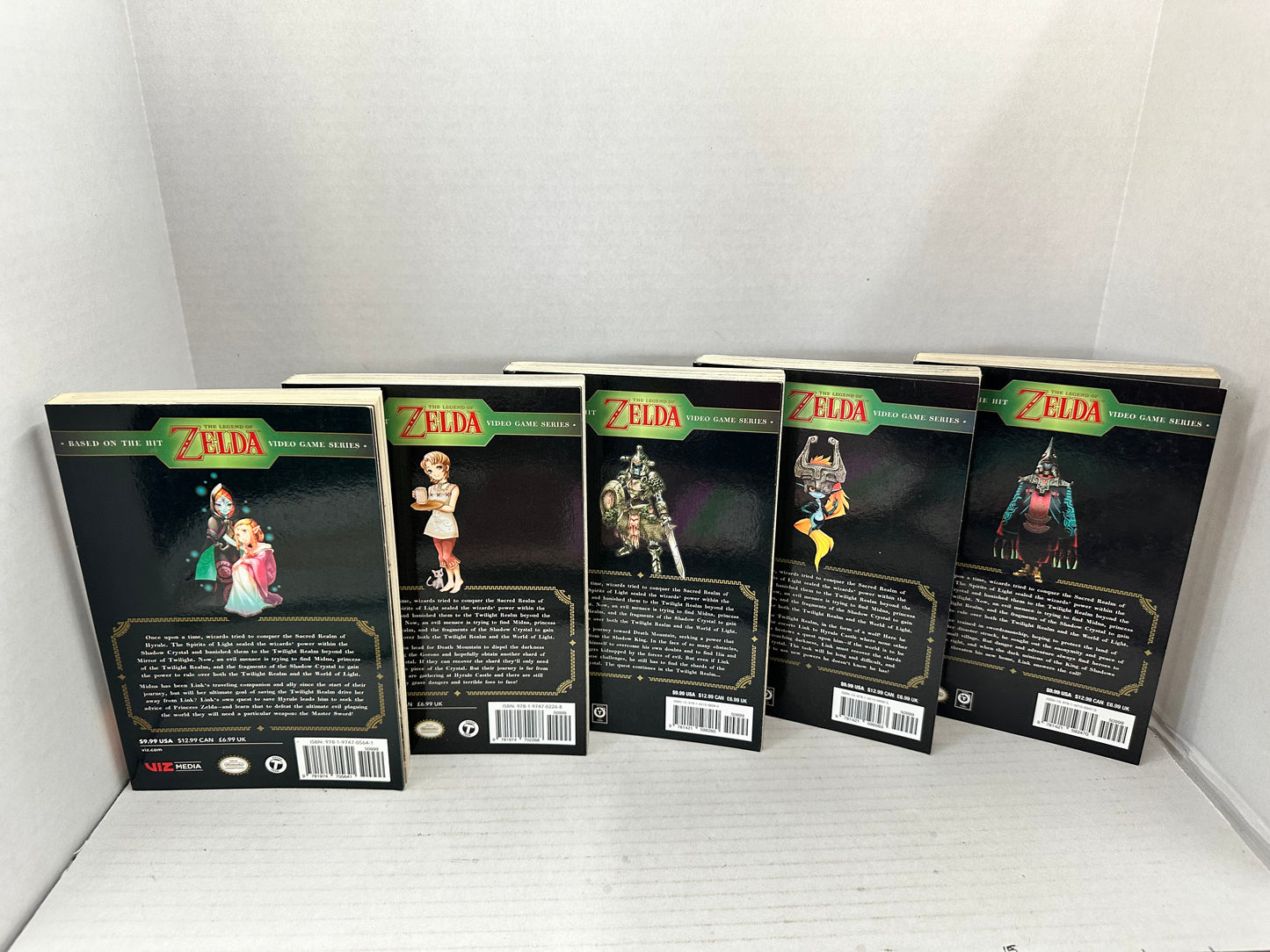 The Legend of Zelda: Twilight Princess MANGA Vol. 1-5 Set