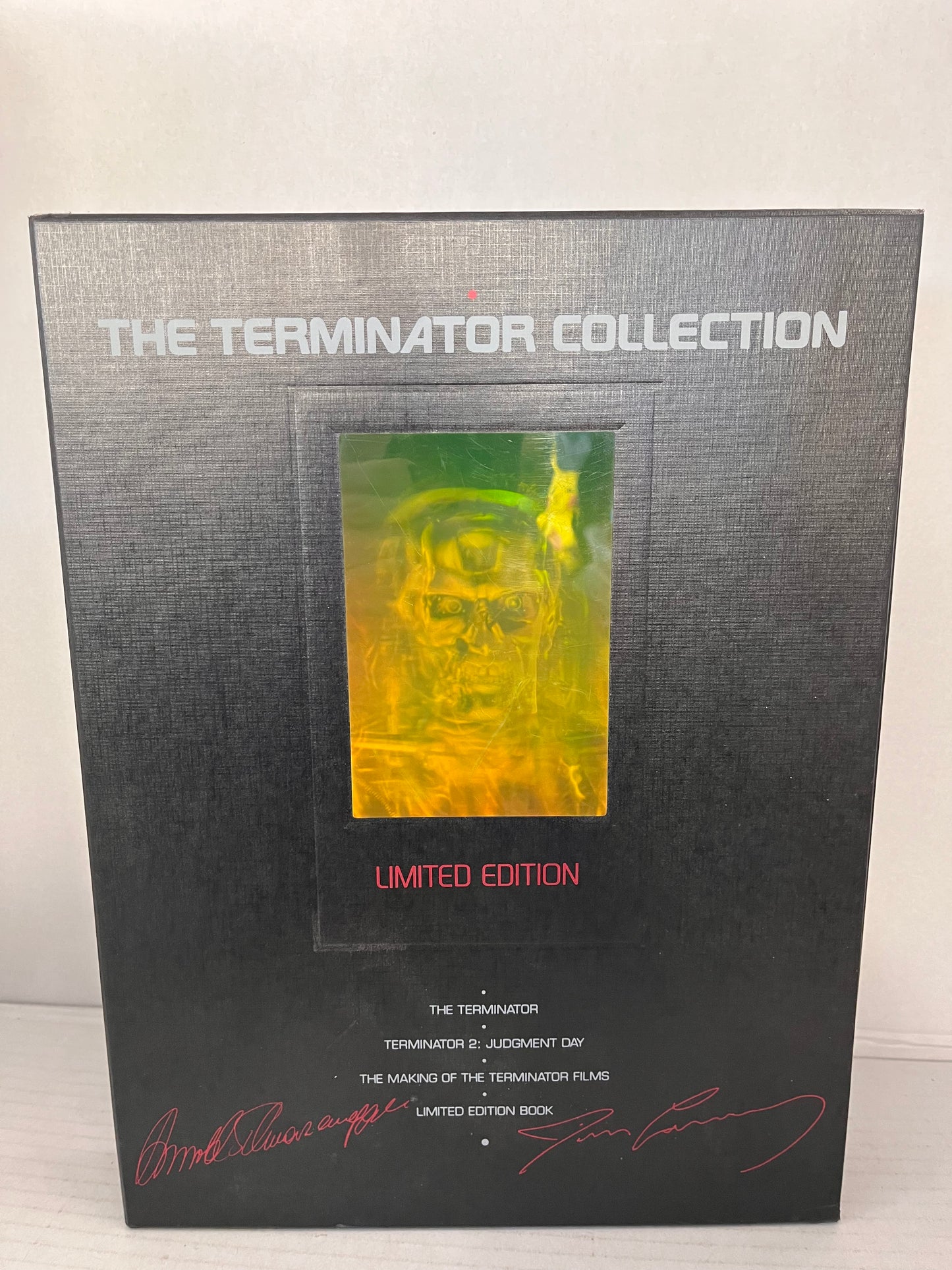 VTG The Terminator Collection Limited Edition 3 VHS Collectors Book