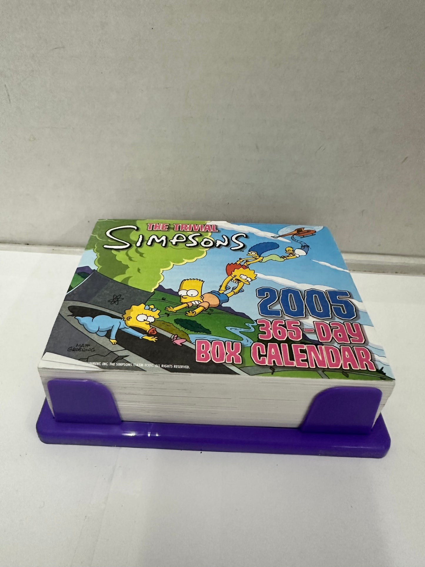 The Trivial Simpsons 2005 365-Day Box Calendar  