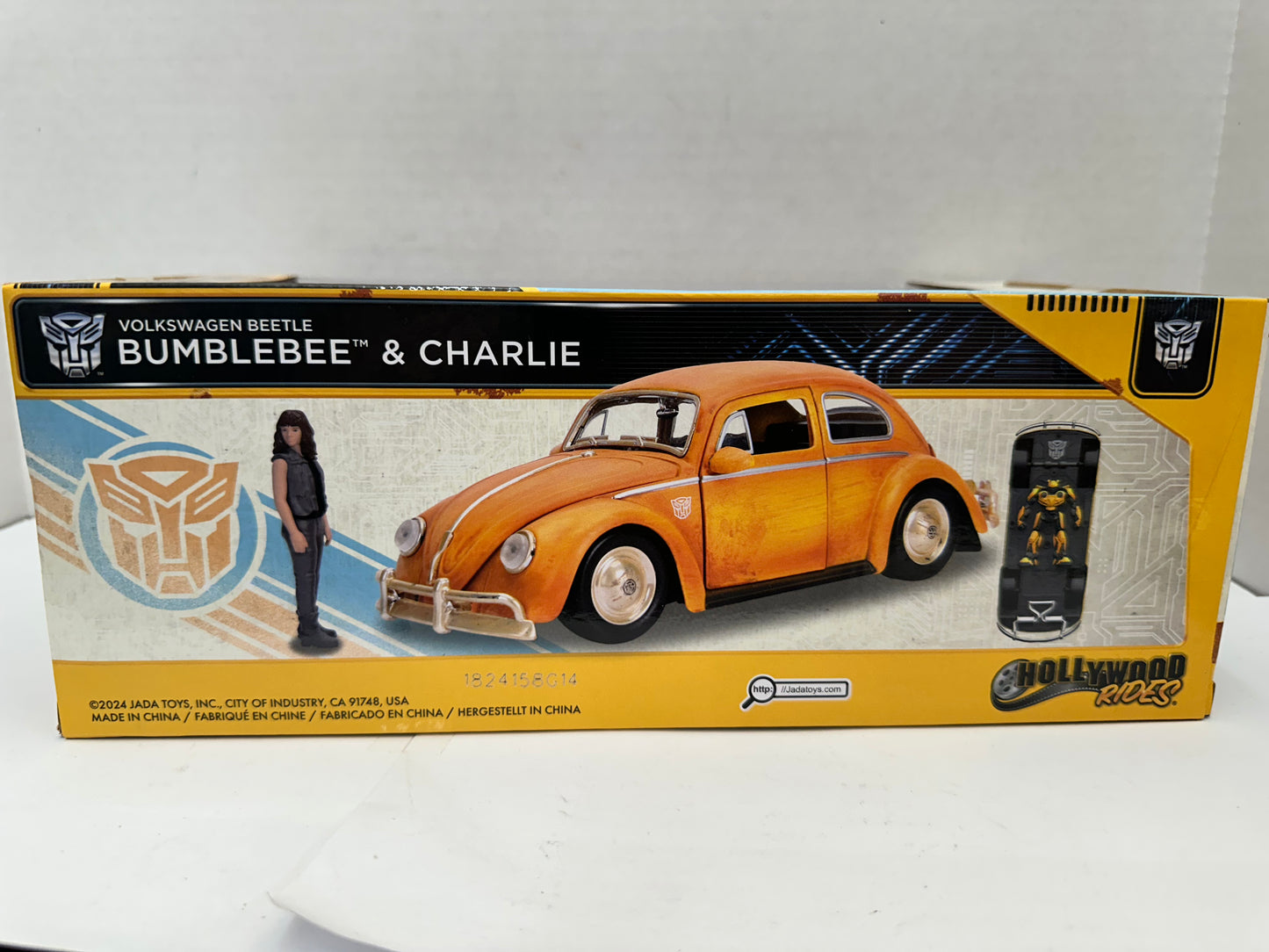 JADA HOLLLYWOOD RIDES VOLKSWAGEN VW BEETLE  BUMBLEBEE  & CHARLIE TRANSFORMERS