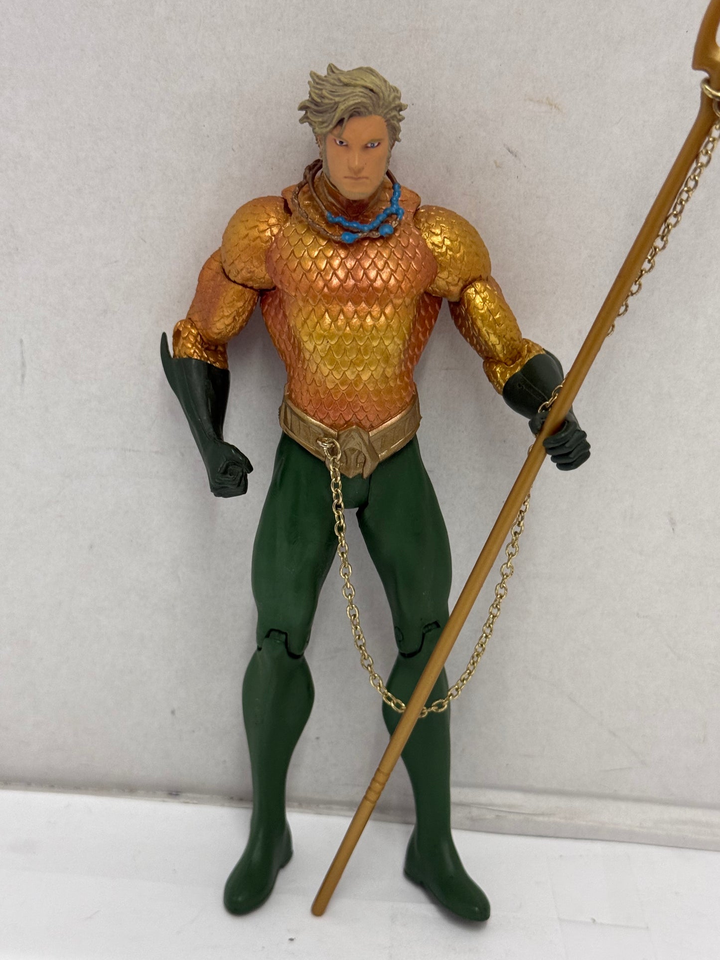 DC Direct Justice League Aquaman 2012 New 52 Figure DC Collectibles Complete 7”
