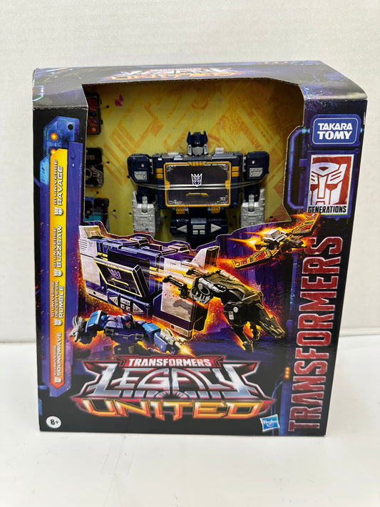 Transformers Legacy United G1 Universe Soundwave, Rumble, Buzzsaw, Ravage