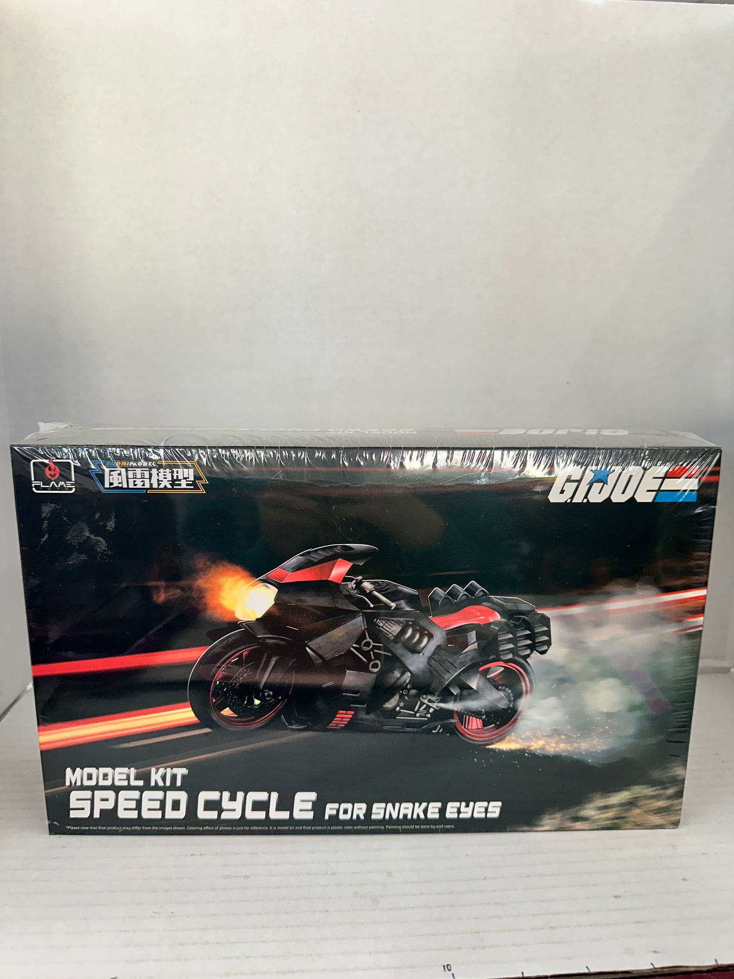 Flame Toy G.I. Joe Speed Cycle for Snake Eyes Assembled Action Model Kit