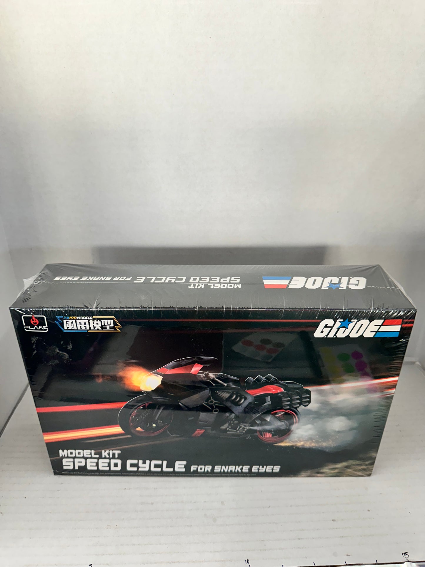 Flame Toy G.I. Joe Speed Cycle for Snake Eyes Assembled Action Model Kit