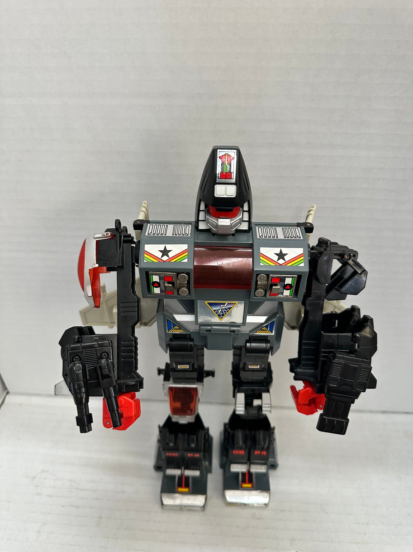 Grungy Power Warrior 100% Complete Gobots 1985 Tonka Vintage Figure #1