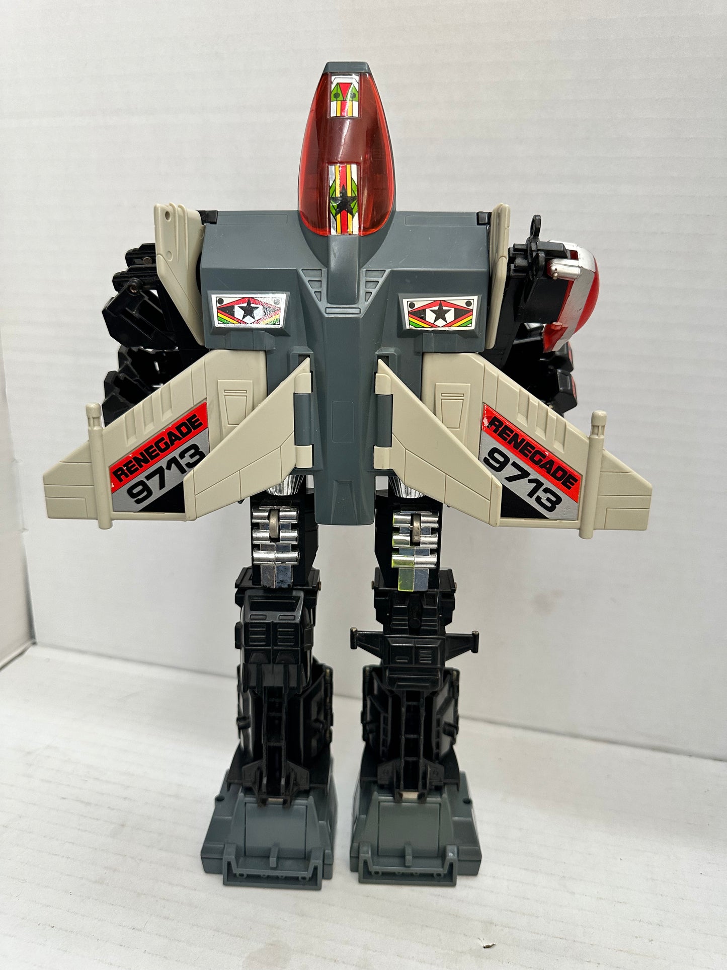 Grungy Power Warrior 100% Complete Gobots 1985 Tonka Vintage Figure #1