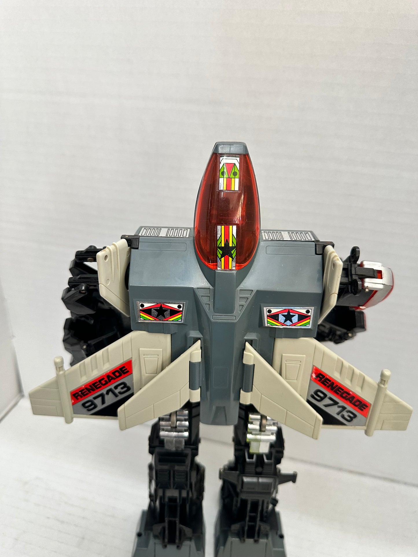 Grungy Power Warrior 100% Complete Gobots 1985 Tonka Vintage Figure #1