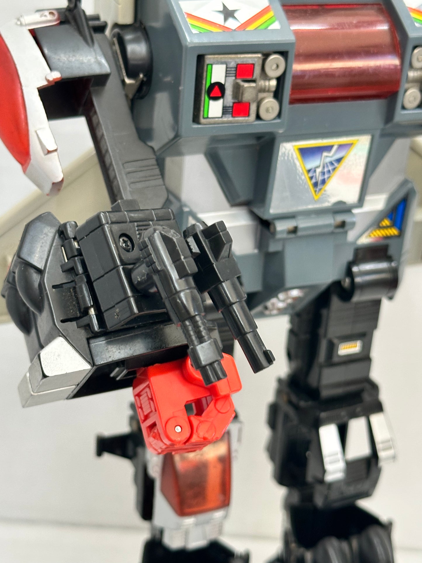 Grungy Power Warrior 100% Complete Gobots 1985 Tonka Vintage Figure #1