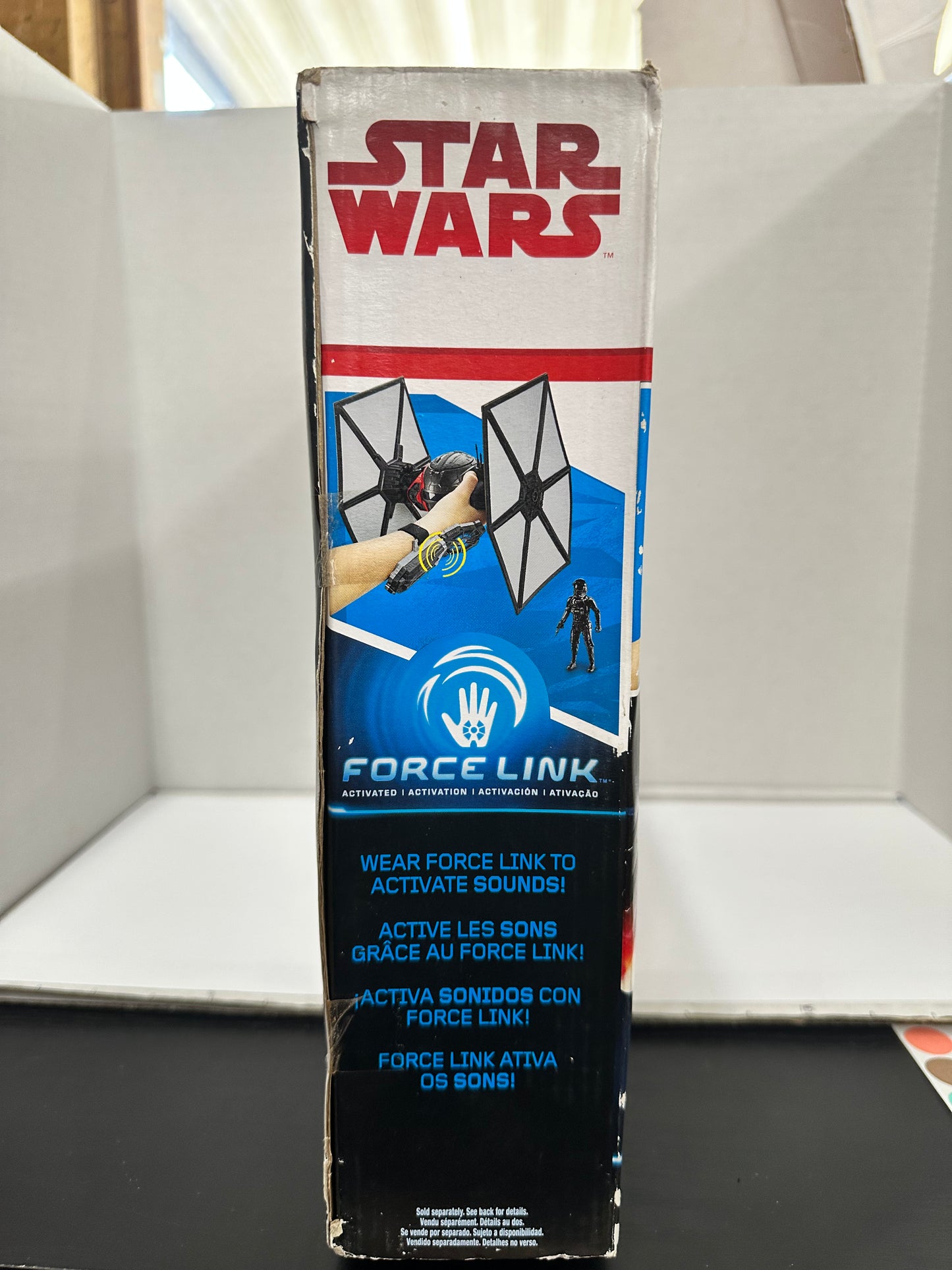 Star Wars Force Link First Order Special Forces TIE Fighter w/TIE Pilot Open Box