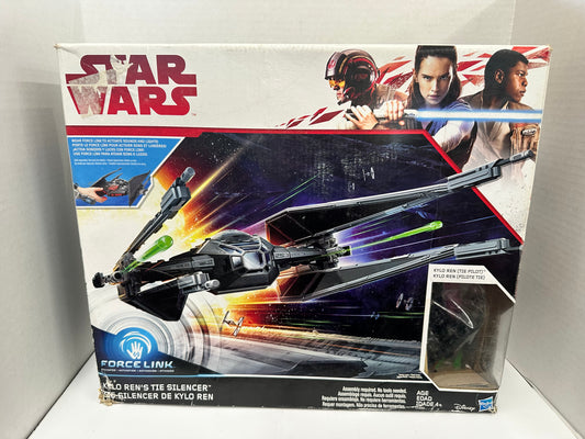 Star Wars Last Jedi Kylo Ren’s TIE Silencer & Kylo Ren Open Box & Box Damage