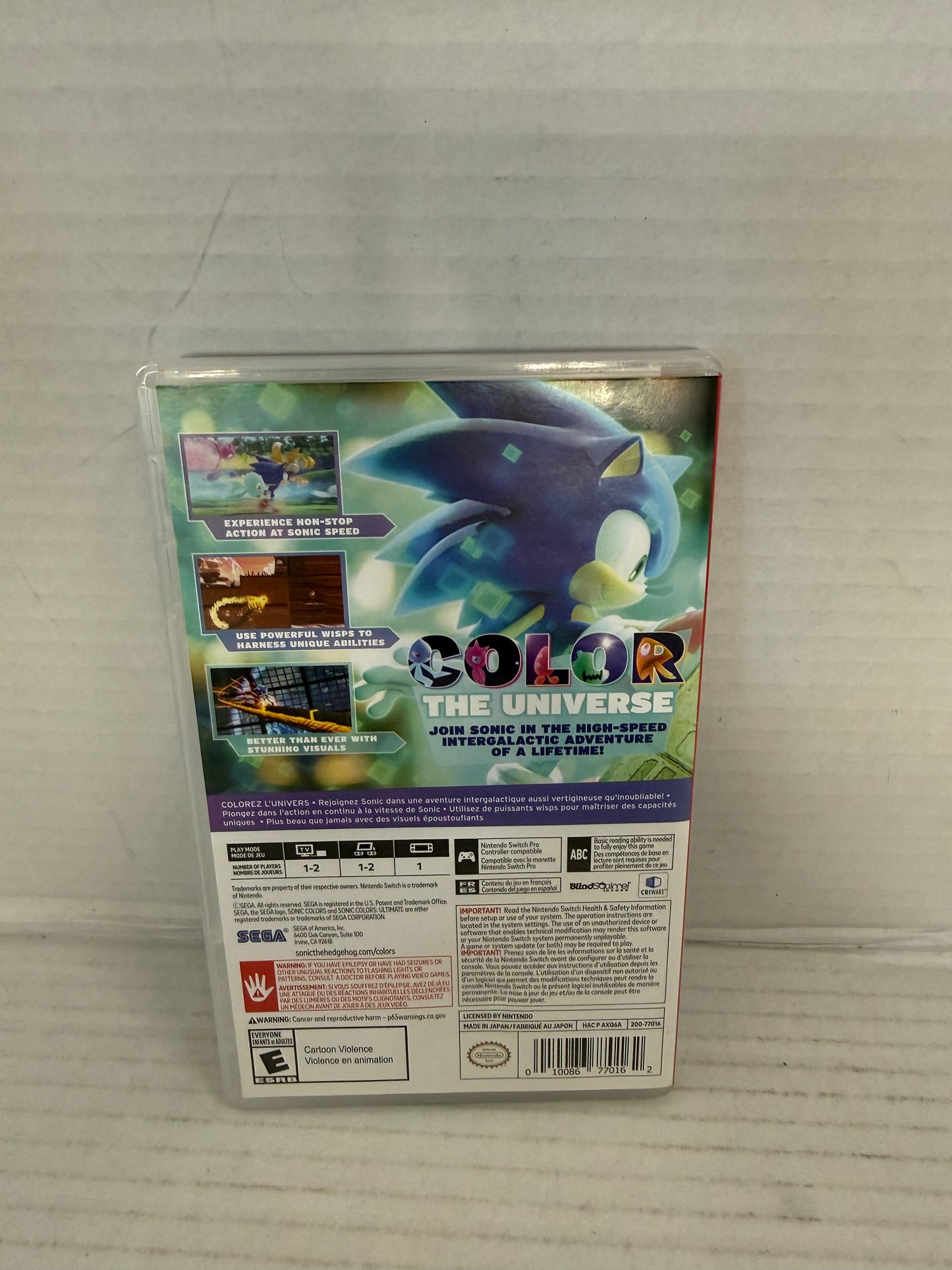 Sonic Colors Ultimate- Nintendo Switch