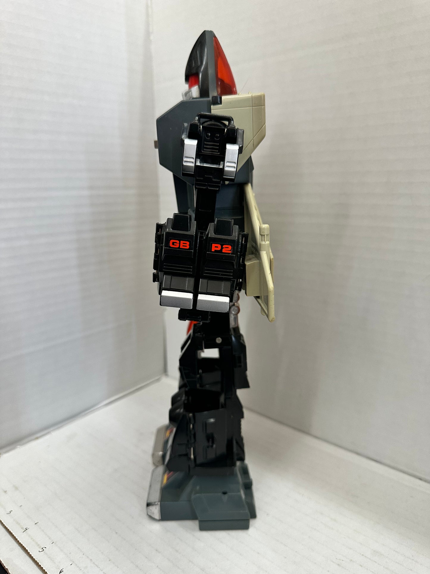 Vintage 1985 Tonka Bandai GoBots Power Warrior Suit Grungy Action Figure #3