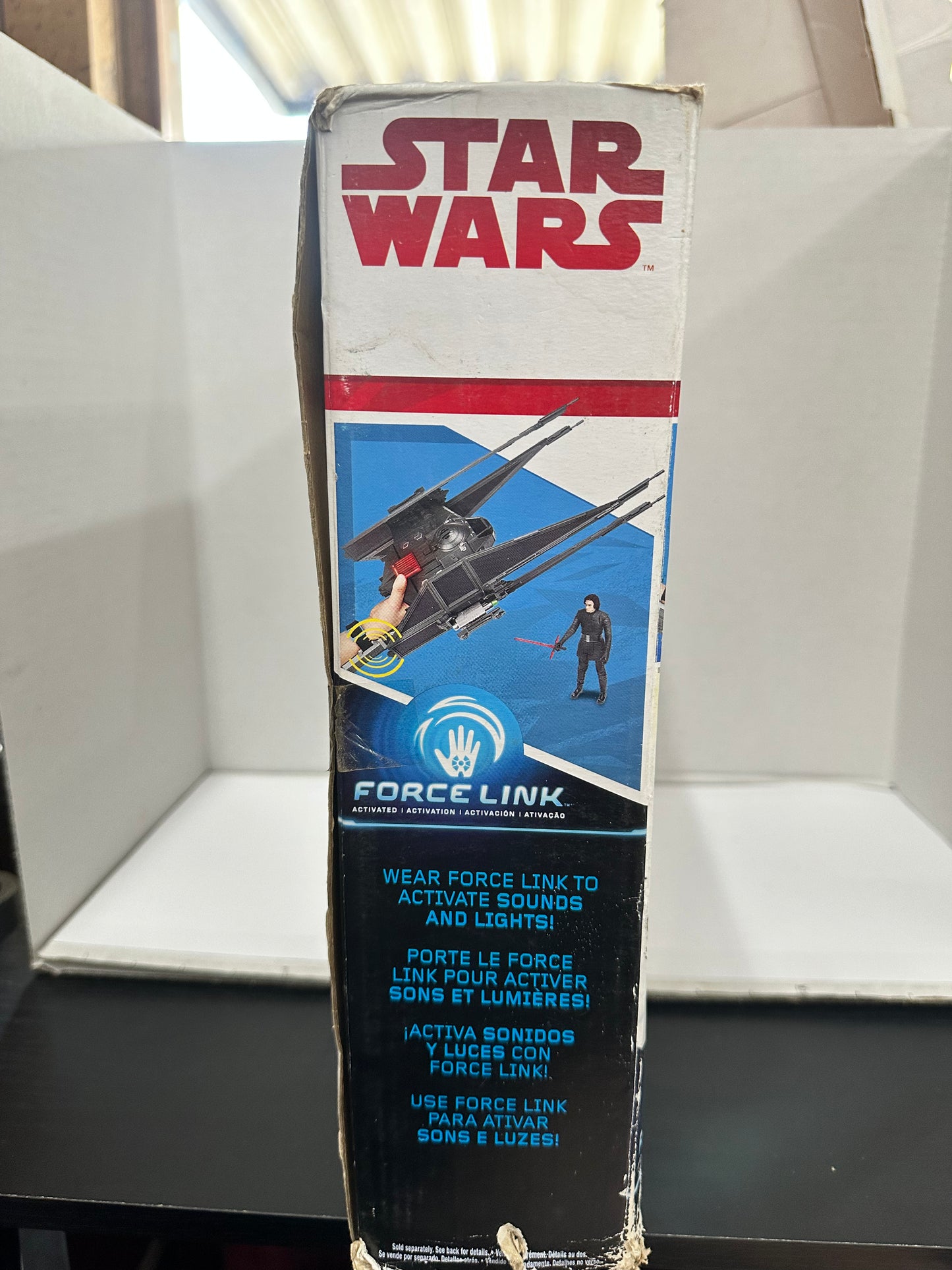 Star Wars Last Jedi Kylo Ren’s TIE Silencer & Kylo Ren Open Box & Box Damage
