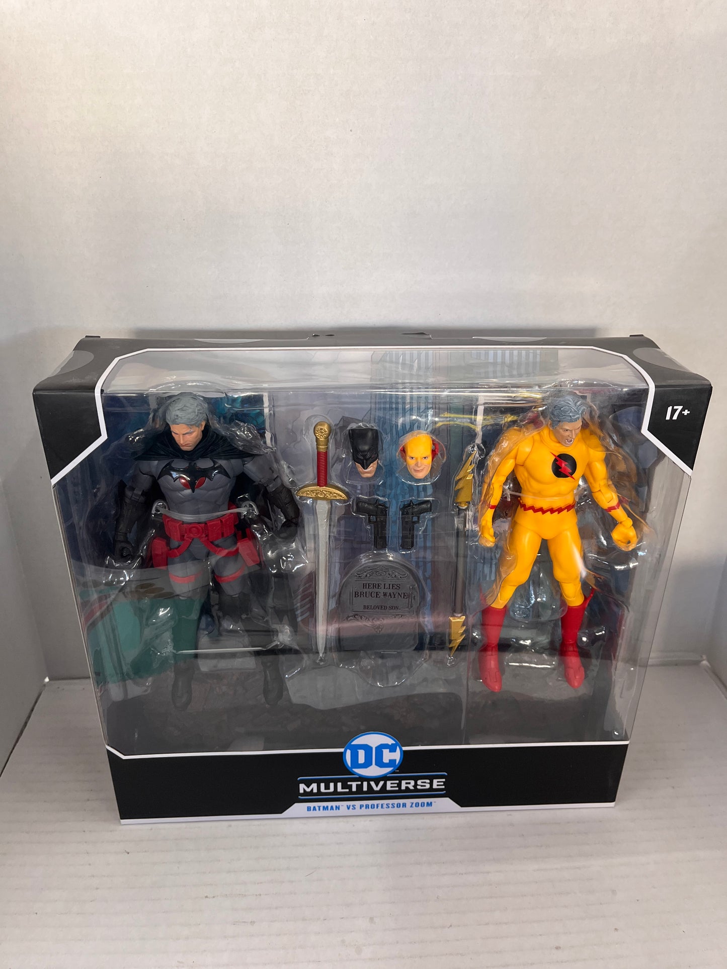 McFarlane DC Multiverse Flashpoint Batman Thomas Wayne & Professor Zoom 2 Pack