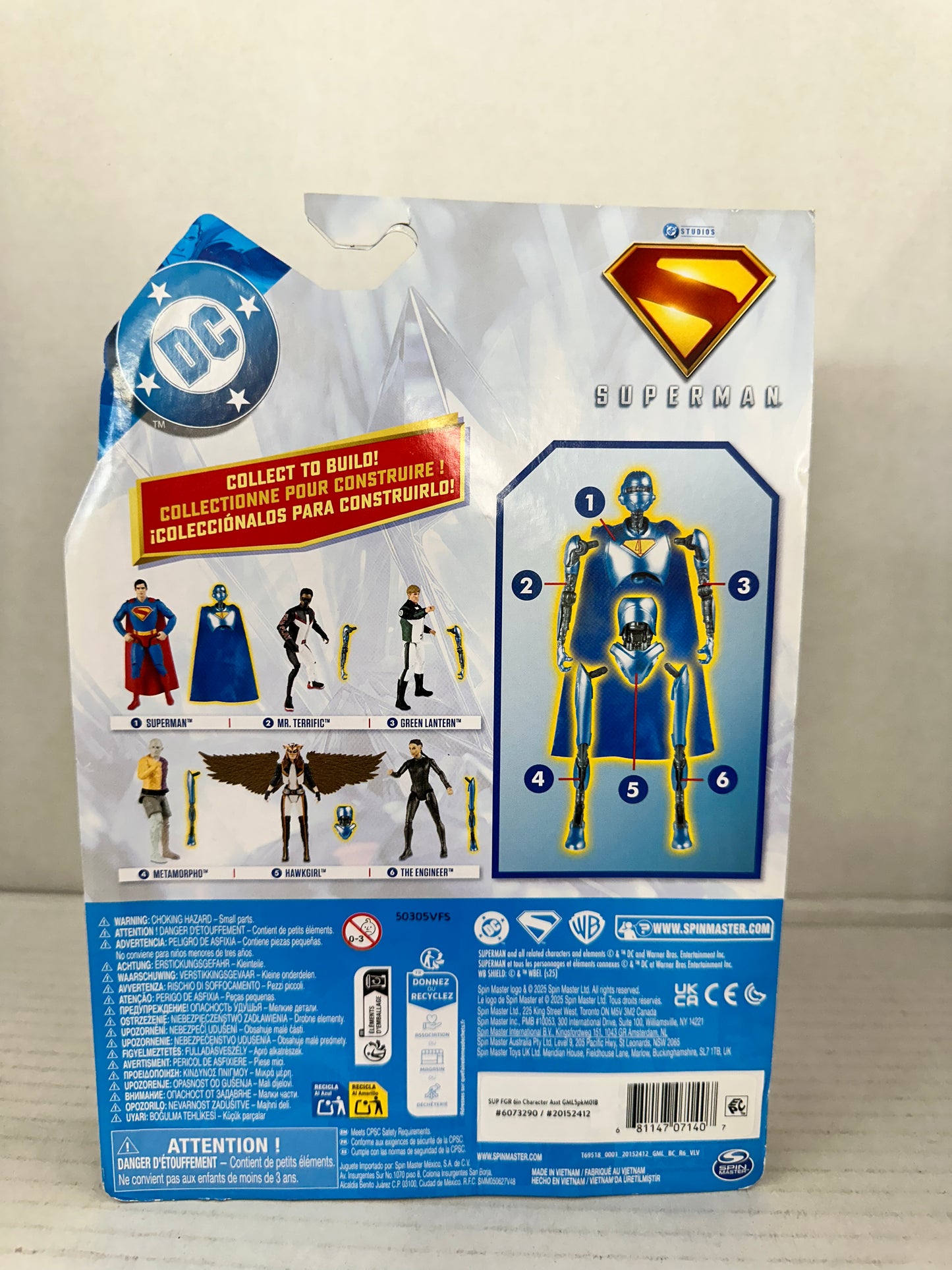 DC Superman Movie HAWKGIRL 6" 2025 Spin Master