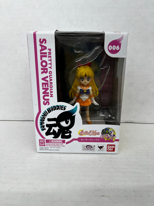 Sailor Venus #6 Action Figure Toy Sailor Moon Tamashii Buddies Bandai Japan Rare
