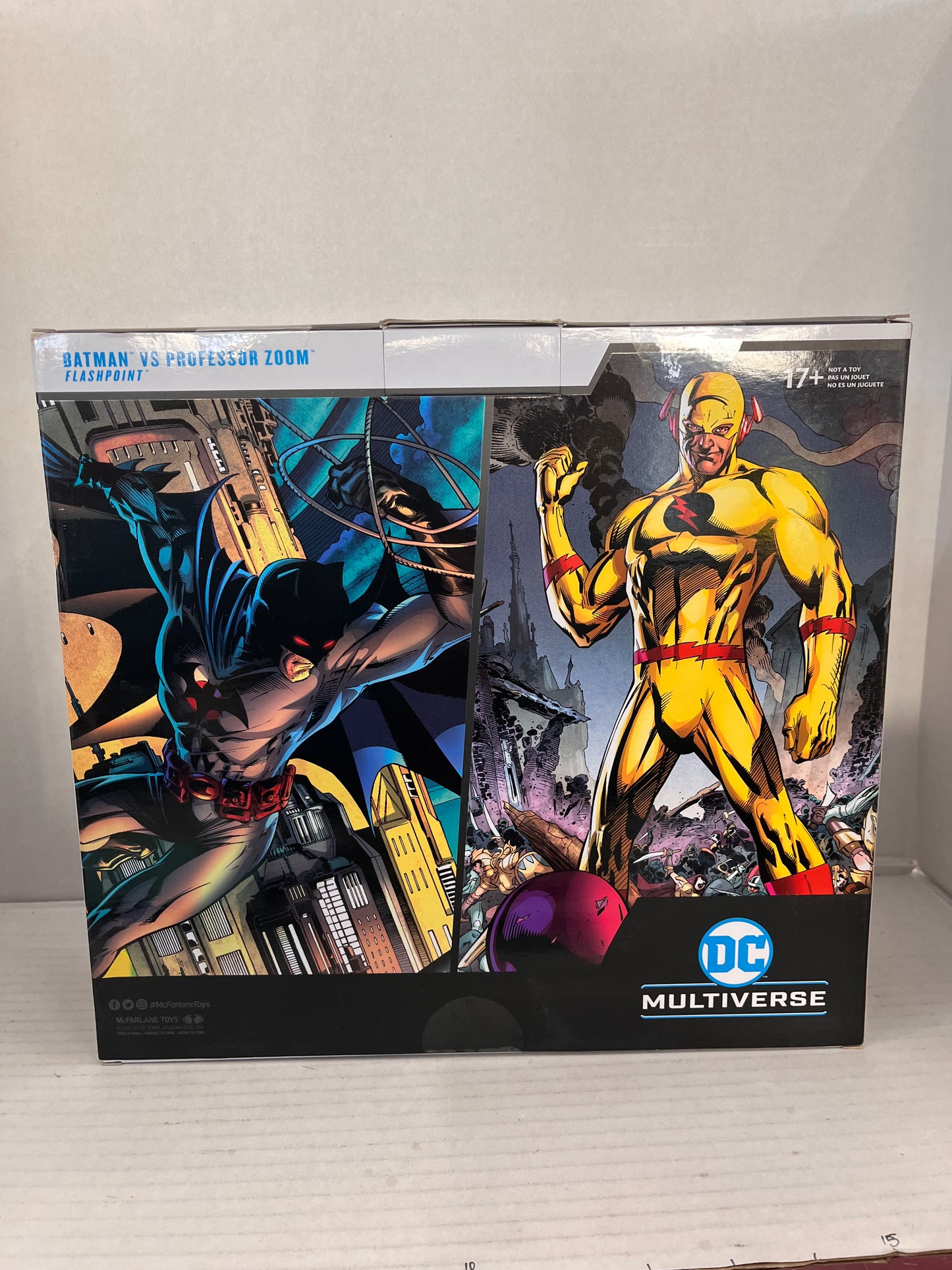 McFarlane DC Multiverse Flashpoint Batman Thomas Wayne & Professor Zoom 2 Pack