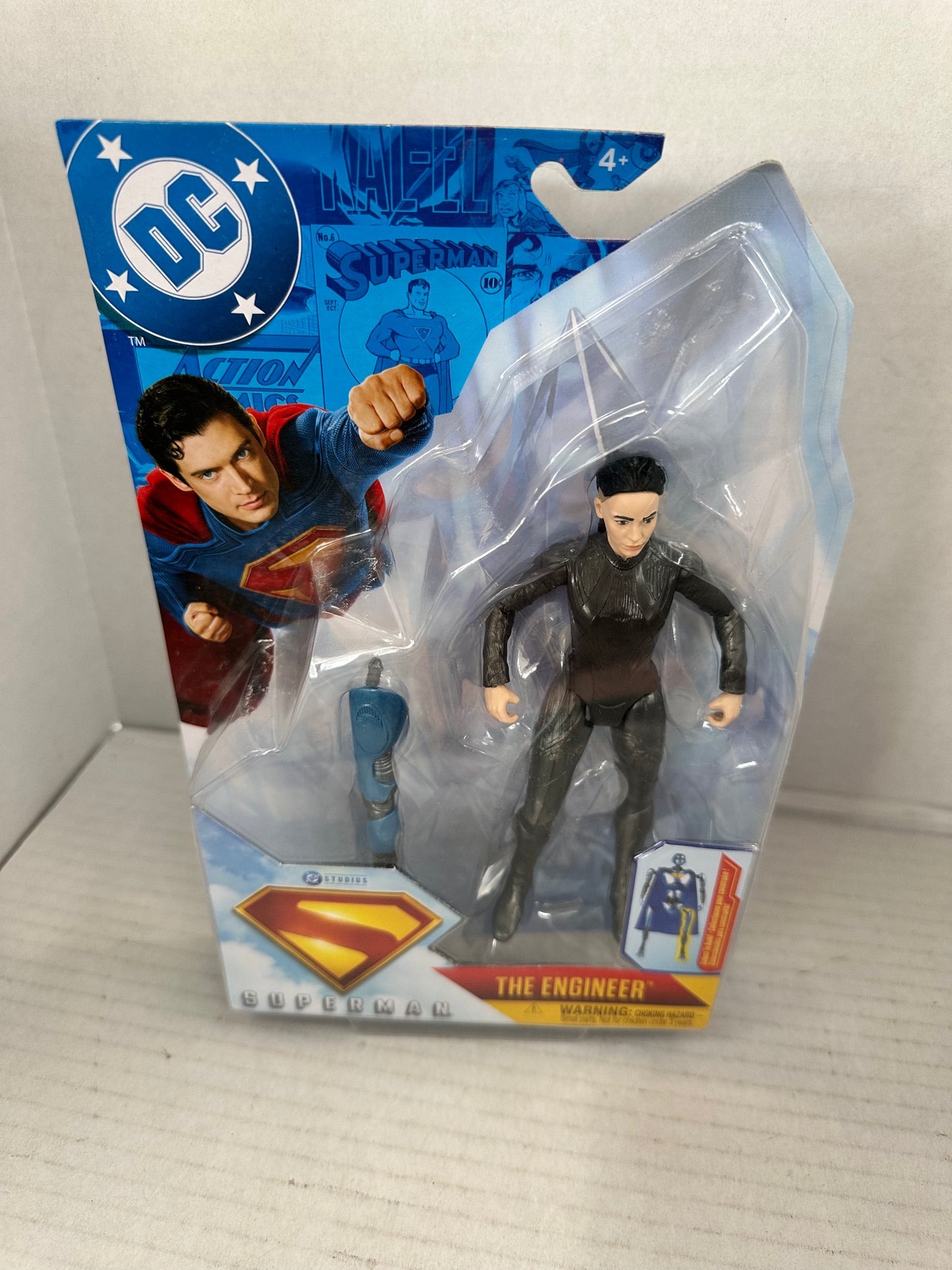 DC Studios SUPERMAN 2025 Action Figure  - THE ENGINEER w/ BAF Spin Masters