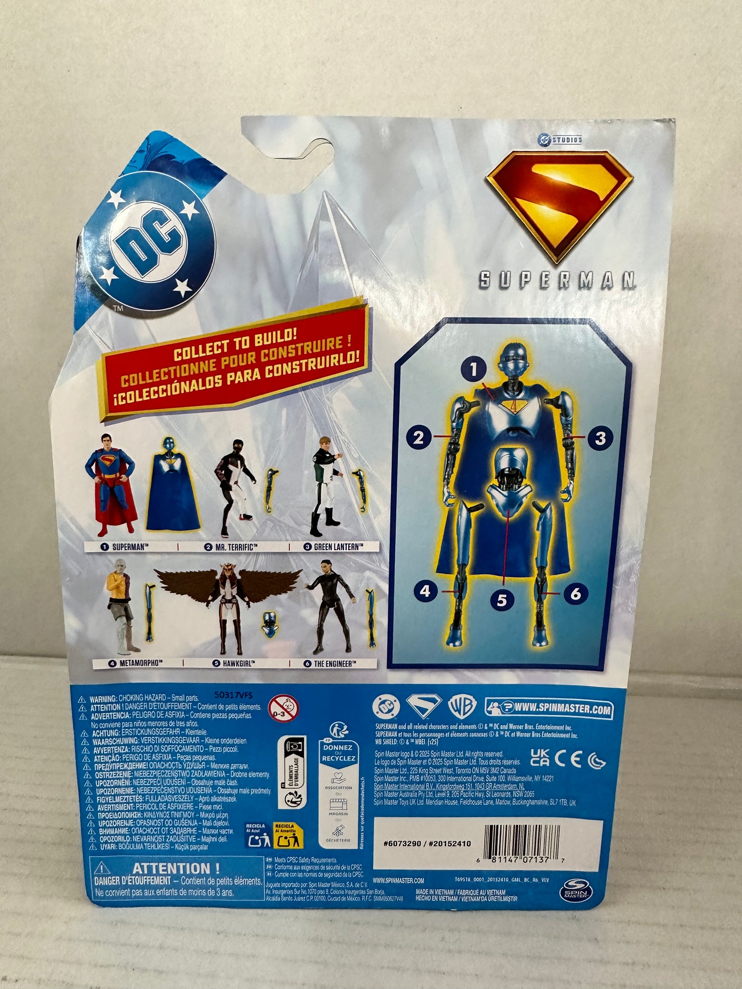 DC Studios SUPERMAN 2025 Action Figure  - THE ENGINEER w/ BAF Spin Masters