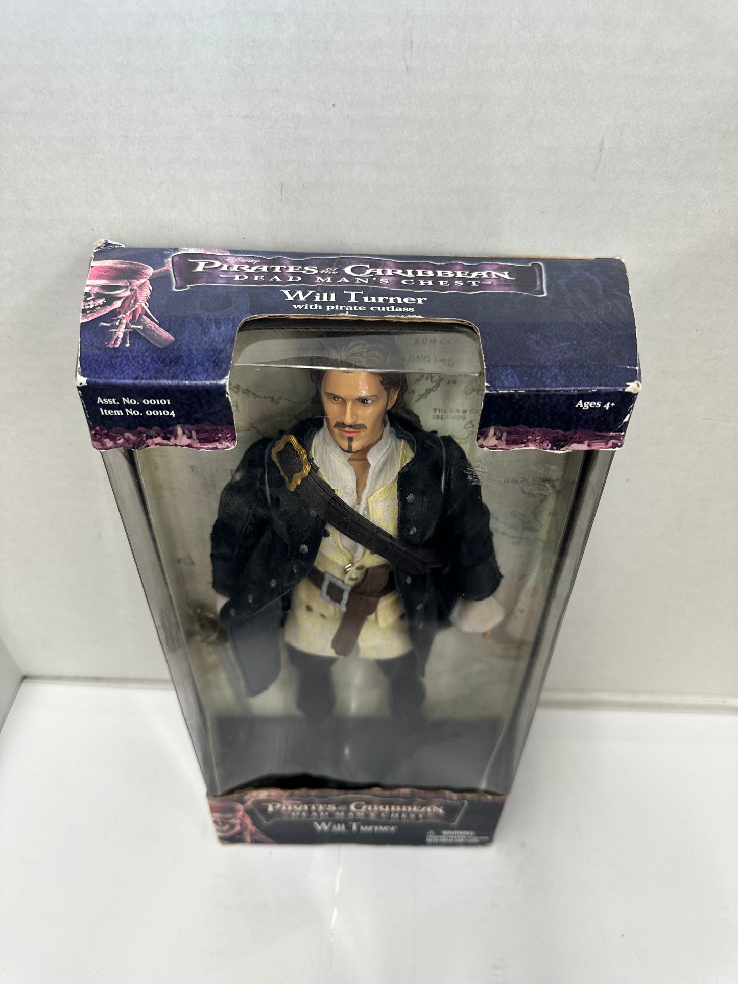 2006 PIRATES OF THE CARIBBEAN WILL TURNER 12" FIGURE ZIZZLE