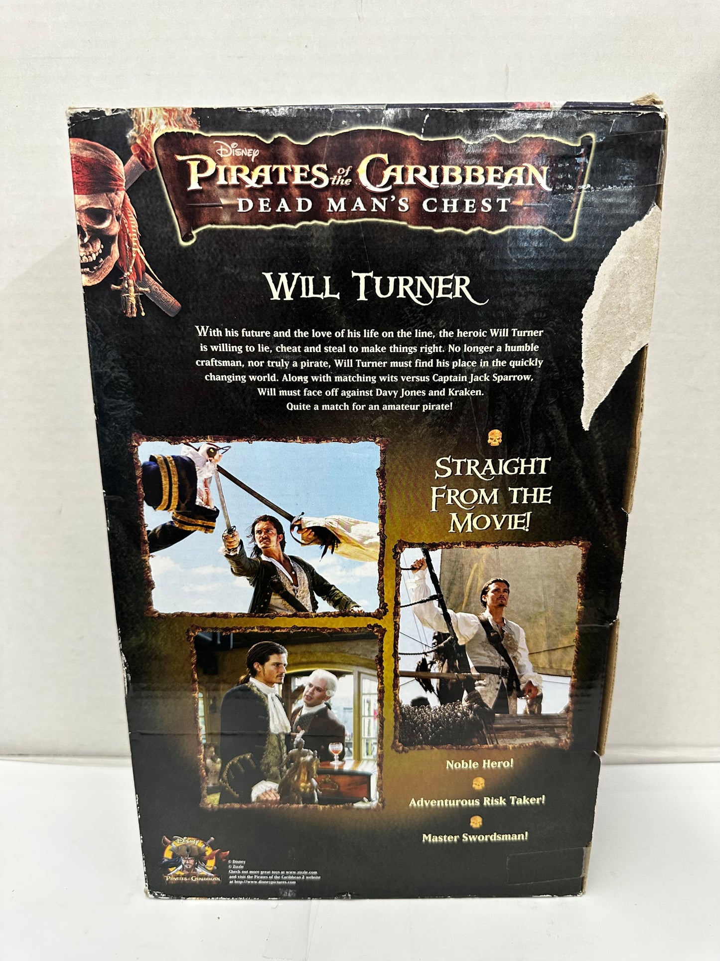2006 PIRATES OF THE CARIBBEAN WILL TURNER 12" FIGURE ZIZZLE
