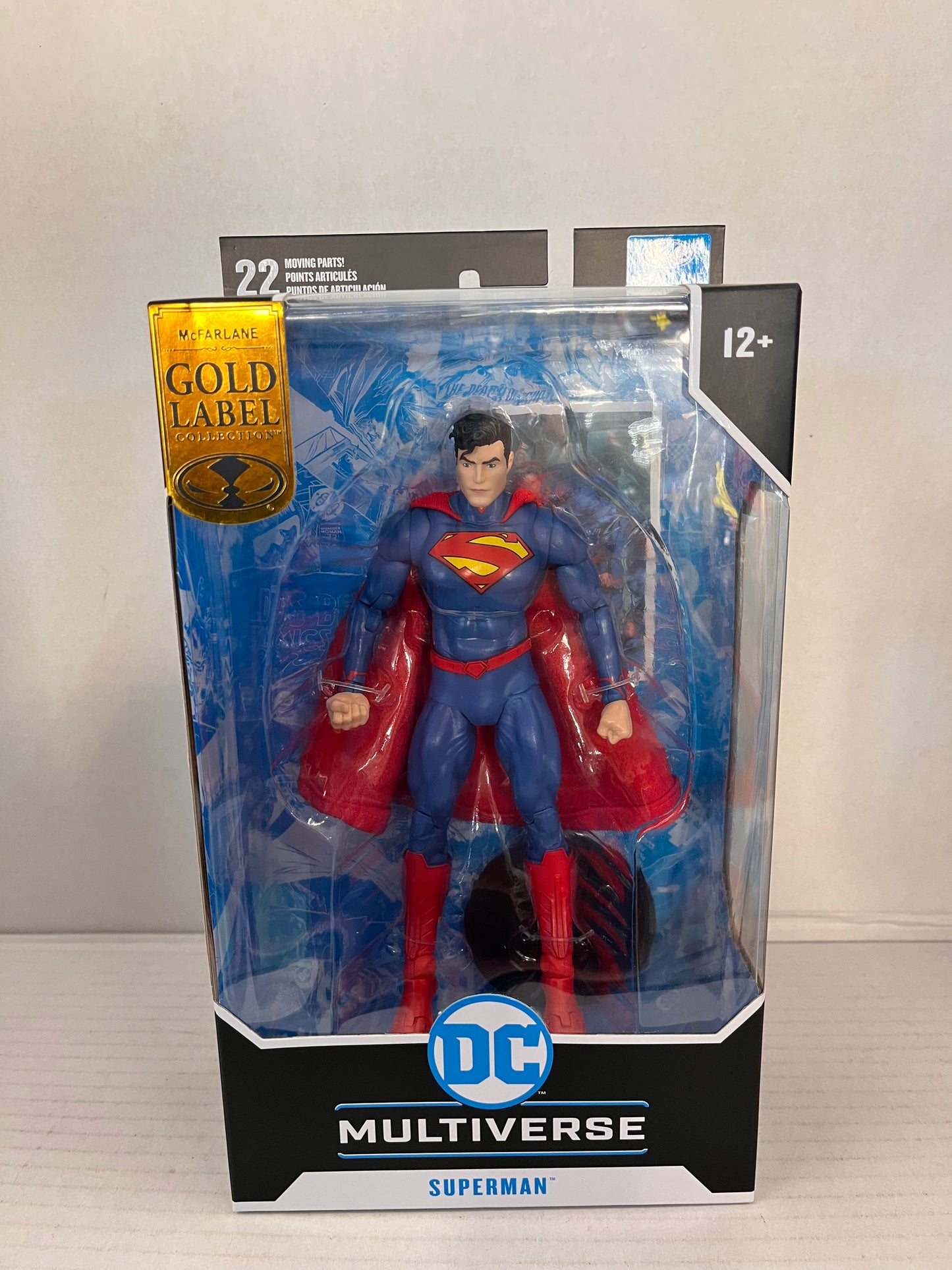 McFarlane DC Multiverse (New 52) Superman 7" Action Figure Gold Label