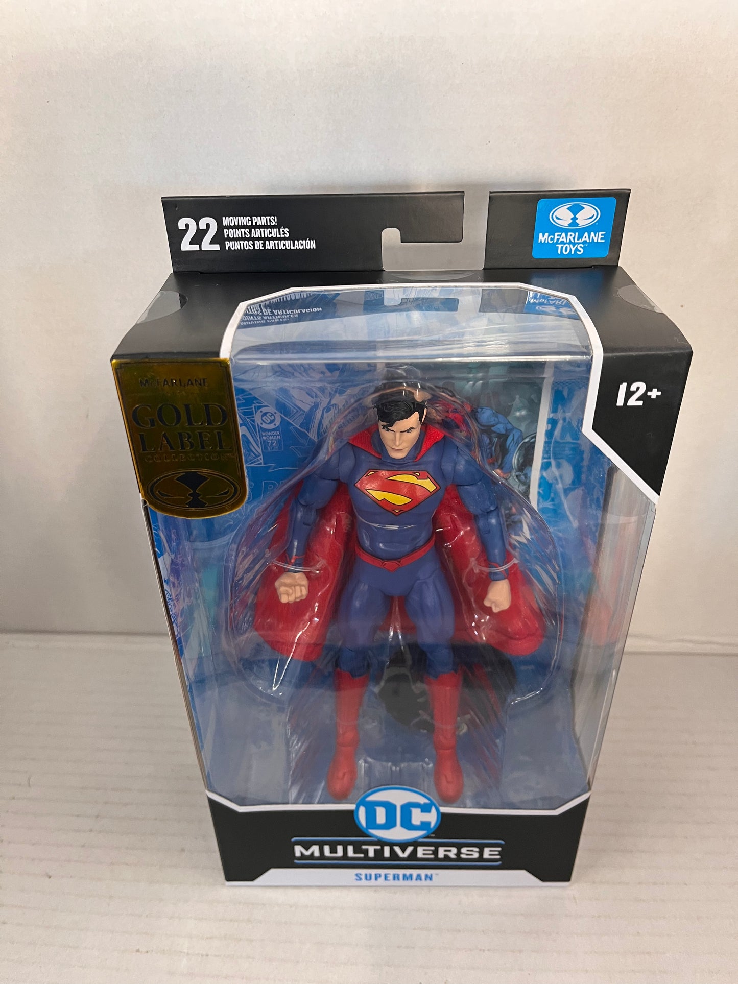 McFarlane DC Multiverse (New 52) Superman 7" Action Figure Gold Label