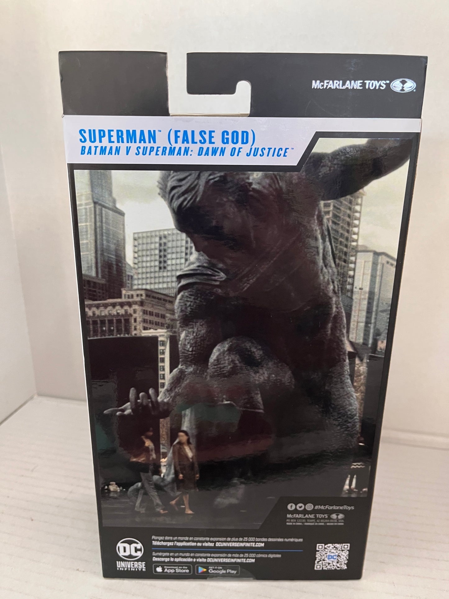 DC Multiverse Mcfarlane Batman Vs Superman False God Superman Platinum Edition
