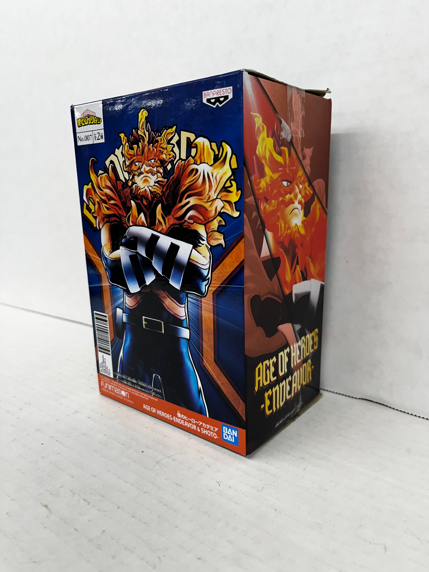 Endeavor My Hero Academia Figure/ Figurine (Banpresto Age of Heroes Vol.7)