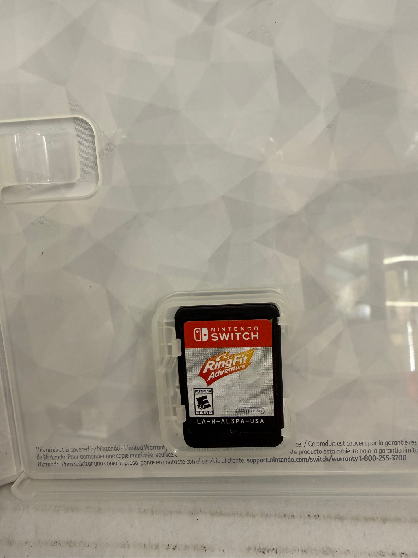 Ring Fit Adventure (Nintendo Switch, 2019) Game Case and Catridge Only