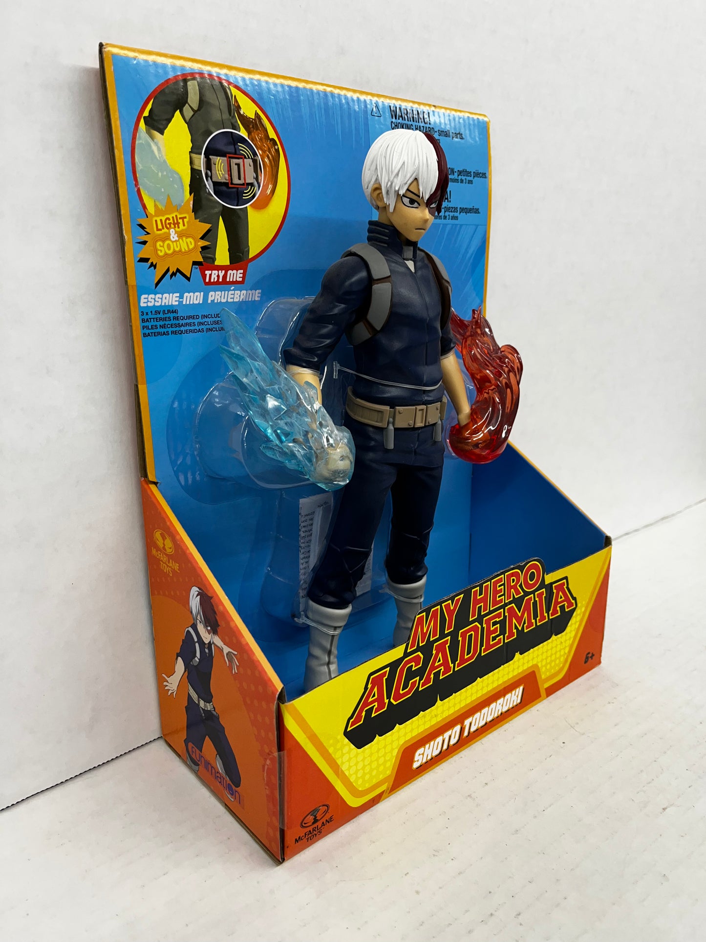 New My Hero Academia Shoto Todoroki with Light and Sound Action Figure 12" NIB