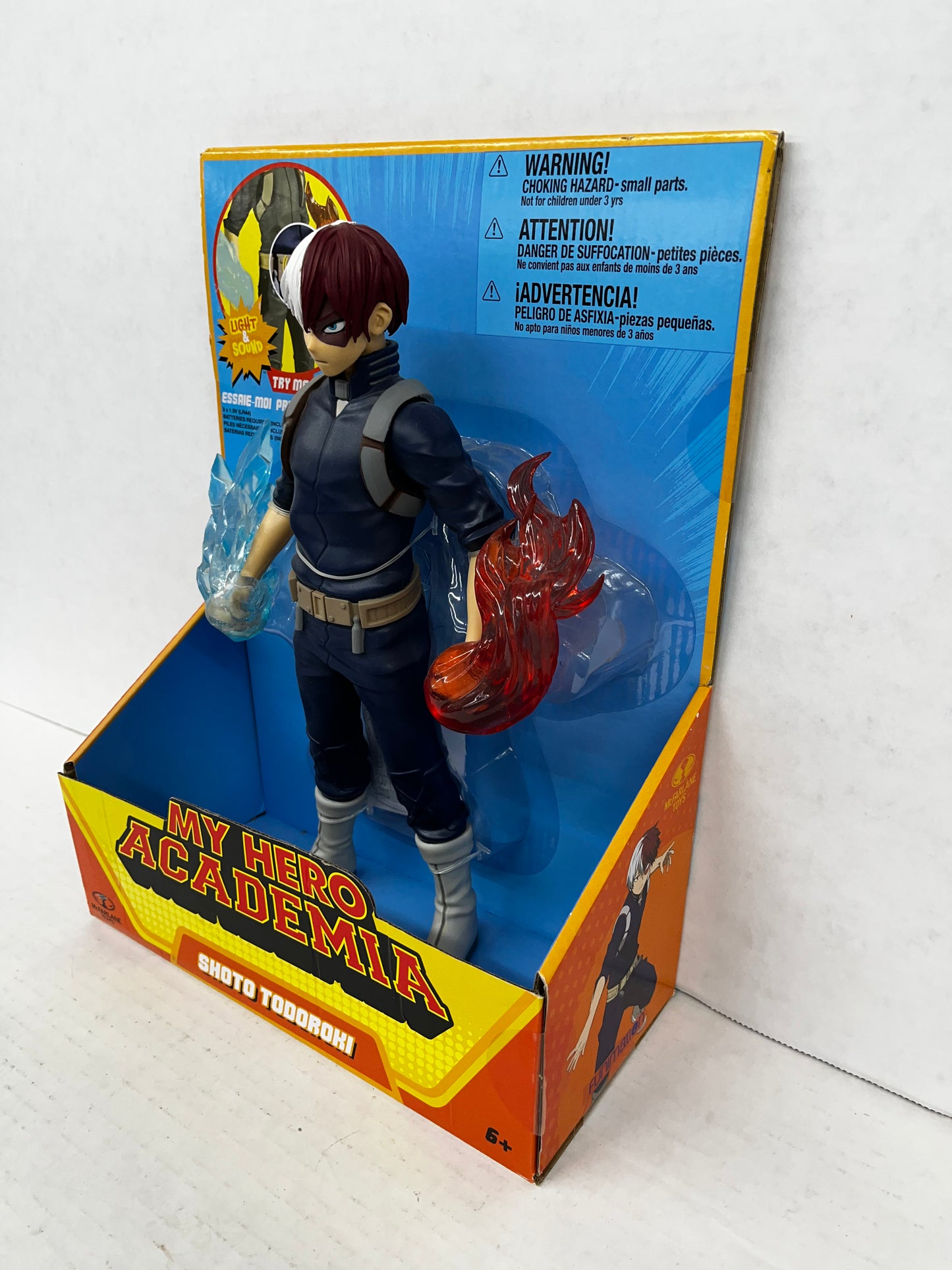 New My Hero Academia Shoto Todoroki with Light and Sound Action Figure 12" NIB