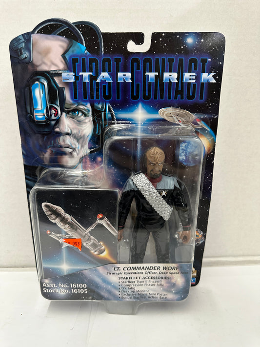 1996 Playmates - Star Trek First Contact - Lt. Commander Worf