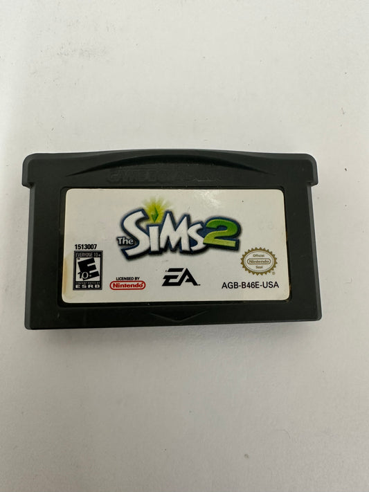 The Sims 2 (Nintendo GameBoy Advance, 2005) Cartridge Only Tested Working