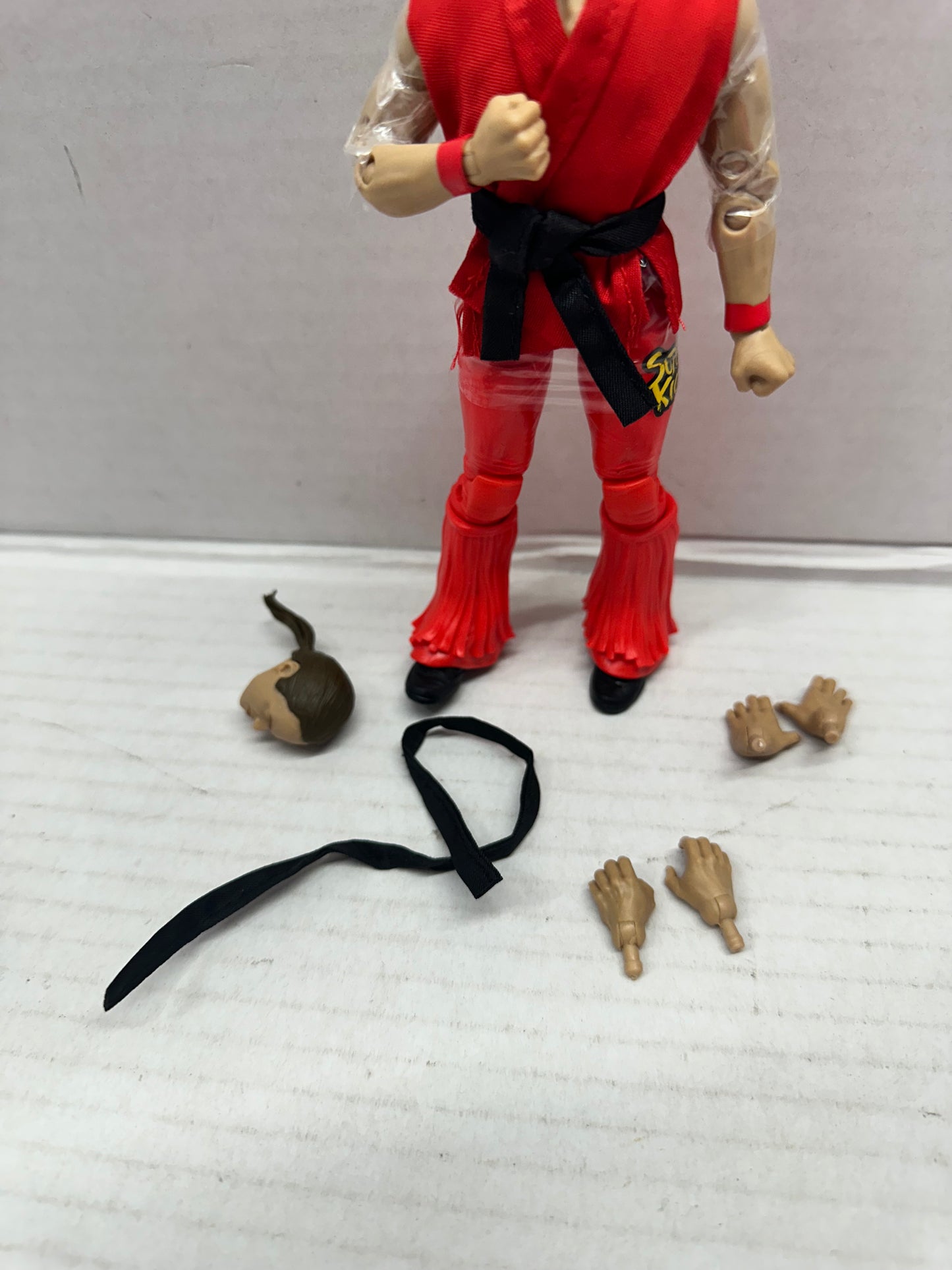 Jazwares AEW x Street Fighter Nick Jackson as Ken Action Figure # 02 Limited Ed