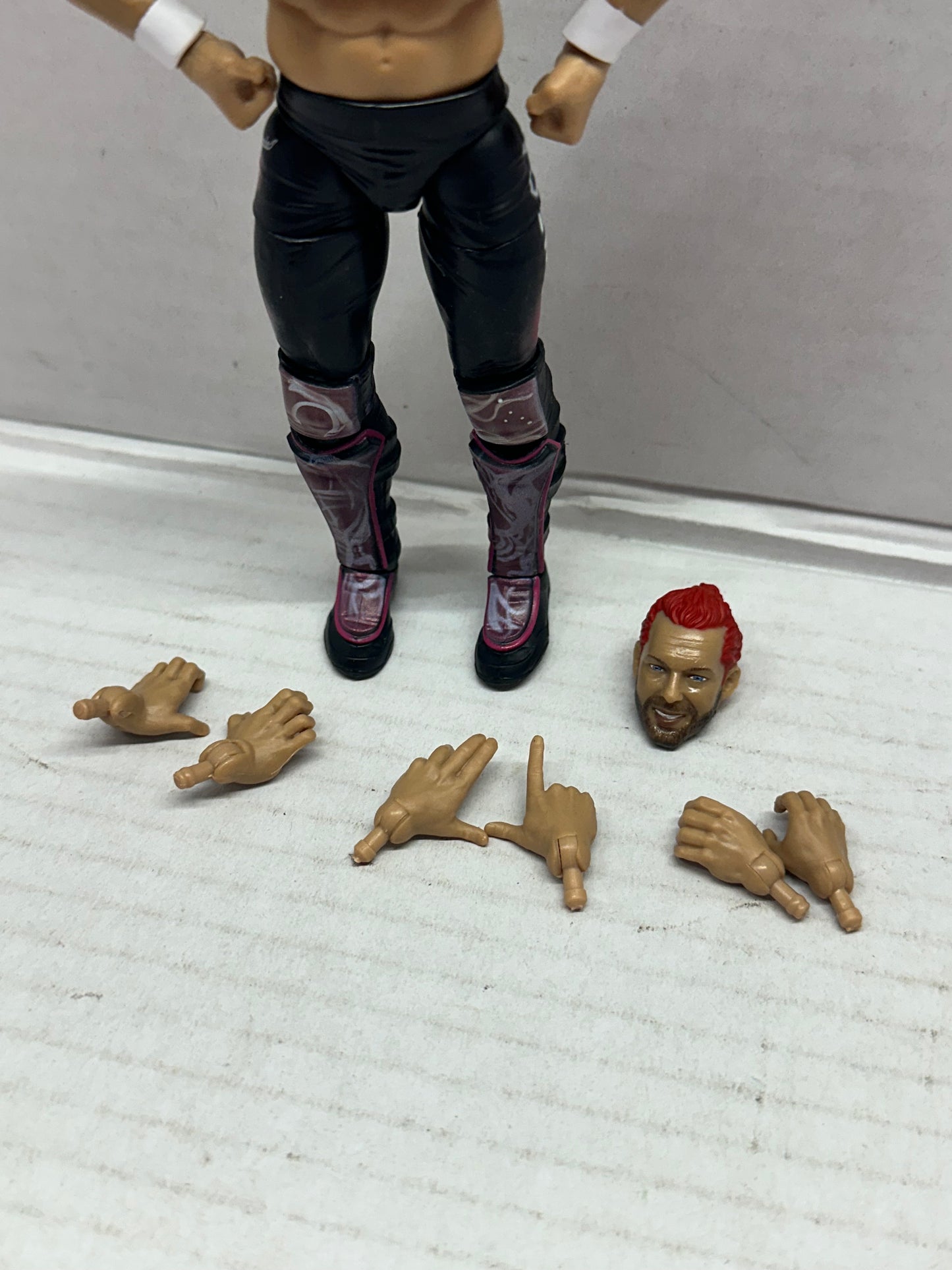 AEW Kenny Omega Action Figure Unrivaled Street Fighter Akuma Gamestop