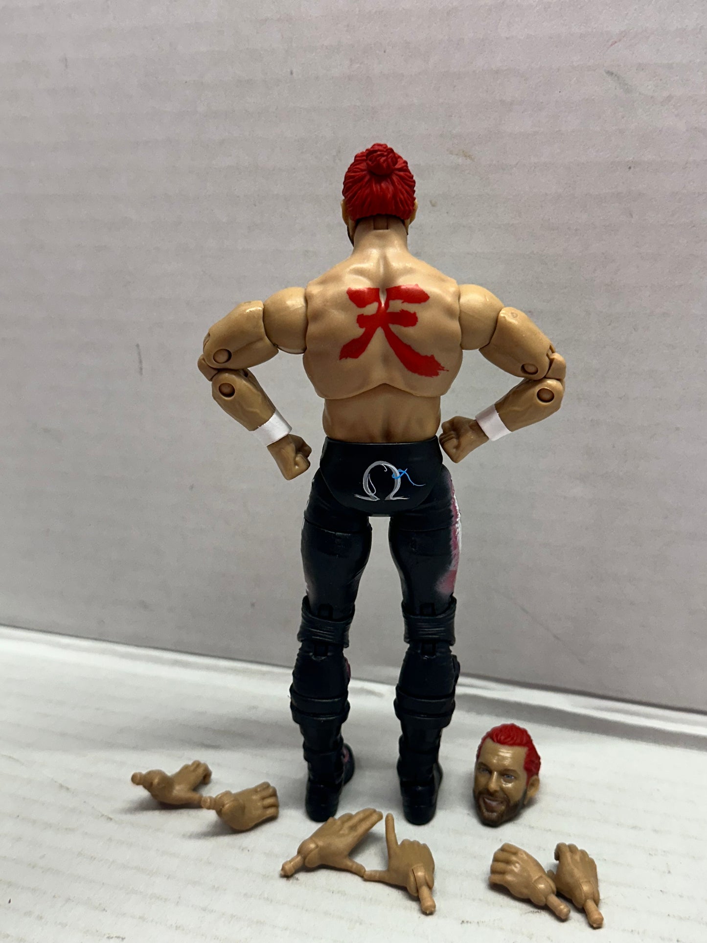 AEW Kenny Omega Action Figure Unrivaled Street Fighter Akuma Gamestop