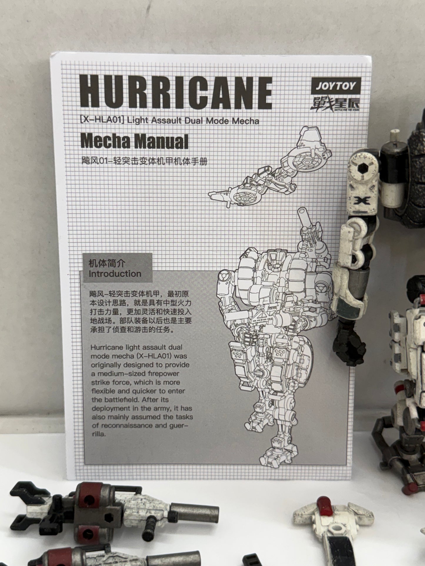 JOYTOY X-HLA01 Hurricane-Light Assault Dual Mode Mecha 1/18 Figure