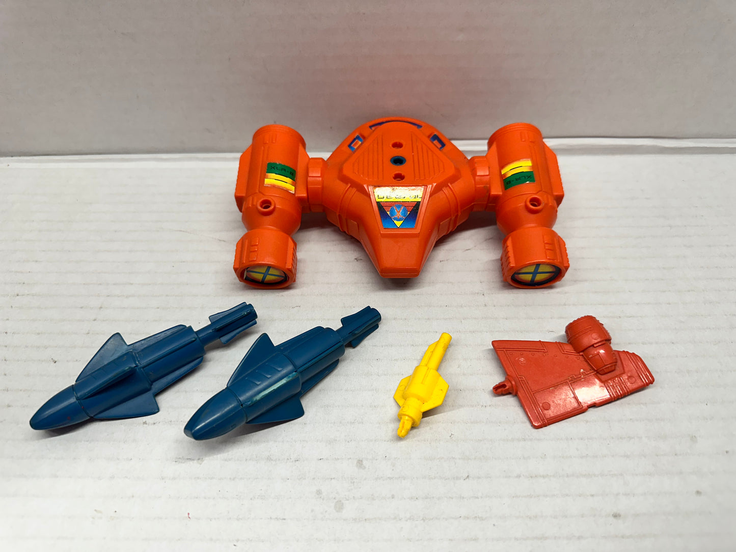 Centurions Max Ray's "TIDAL BLAST" Incomplete Parts Lot Kenner 1986 Vintage