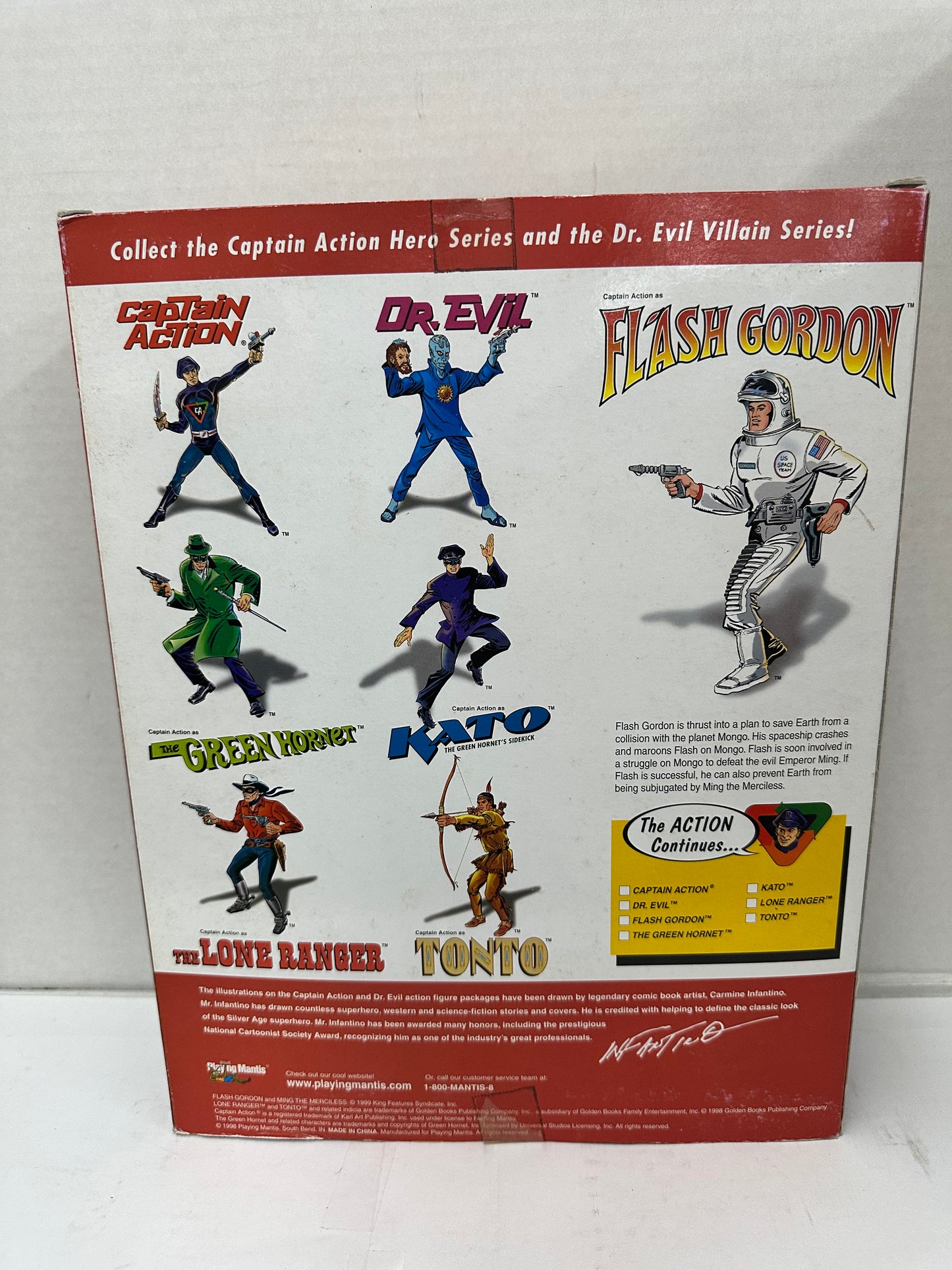 Dr. Evil as Ming The Merciless Arch Enemy of Flash Gordon 12" Action Figure NEW