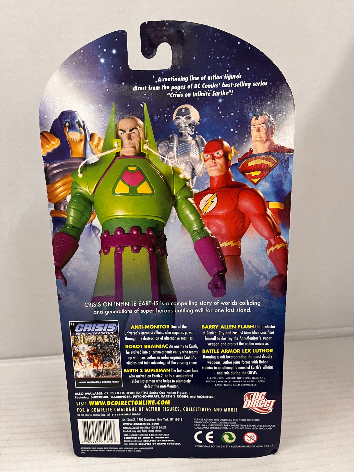 Crisis on Infinite Earths Robot Brainiac DC Direct Series 2 Action Figure