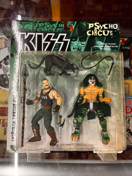 KISS Psycho Circus PETER CRISS w/the Animal Wrangler McFarlane 1998