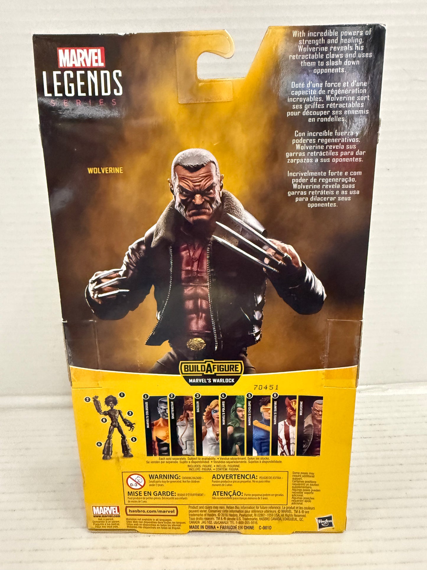 Marvel Legends X-Men Wolverine Old Man Logan 6" Figure Hasbro