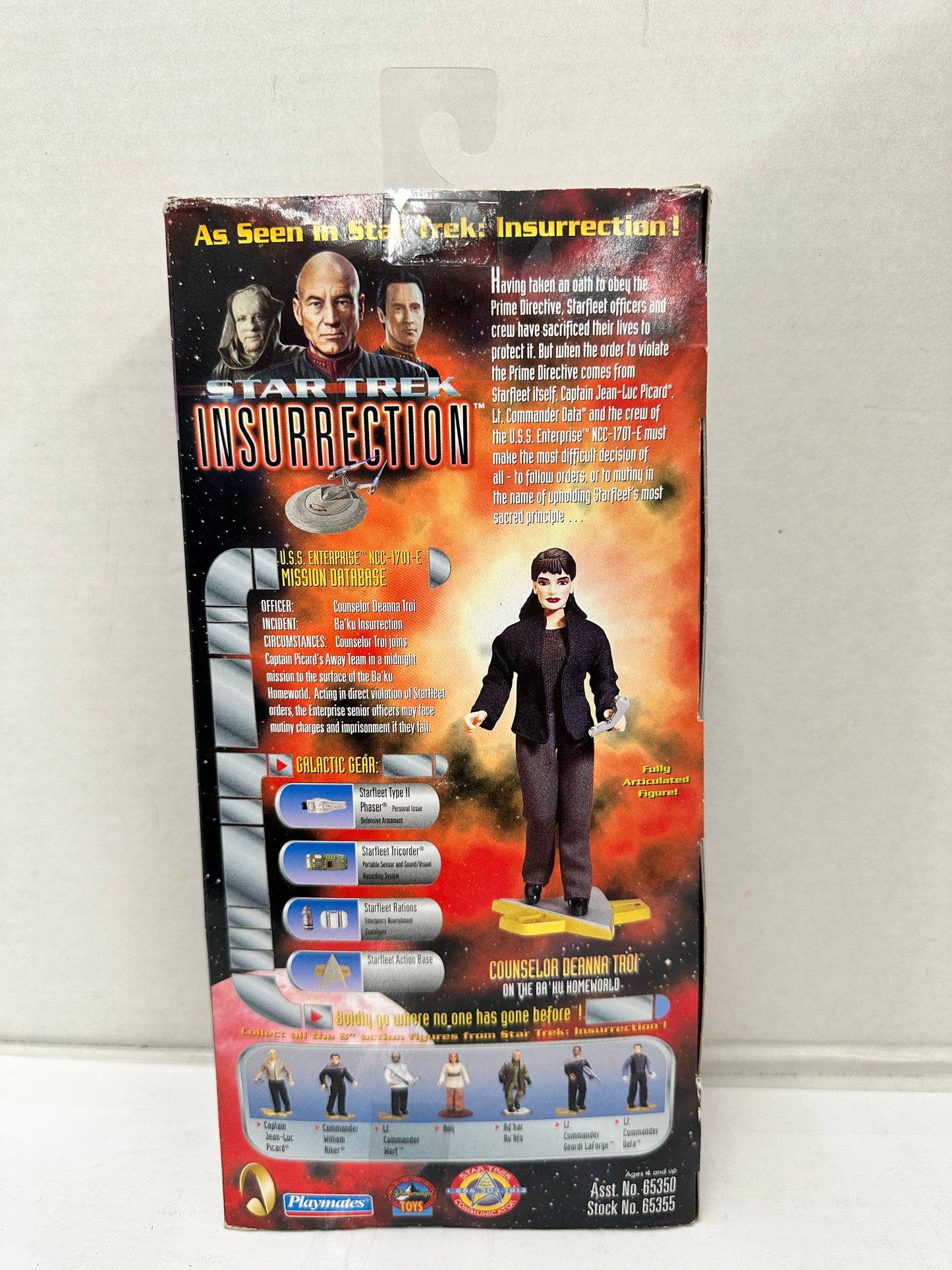 Star Trek Insurrection 9" Troi Action Figure Playmates