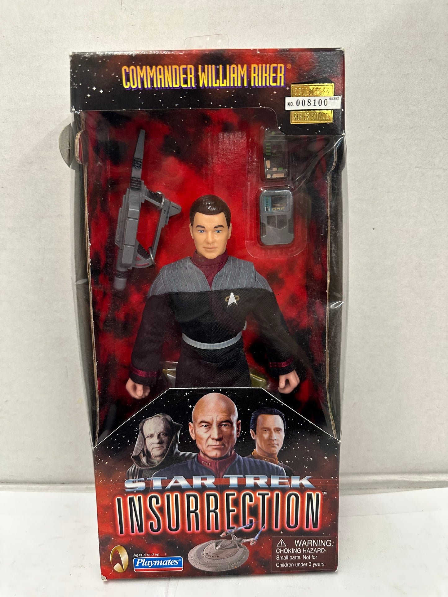 Star Trek Insurrection Commander William Riker Collectors Series Edition