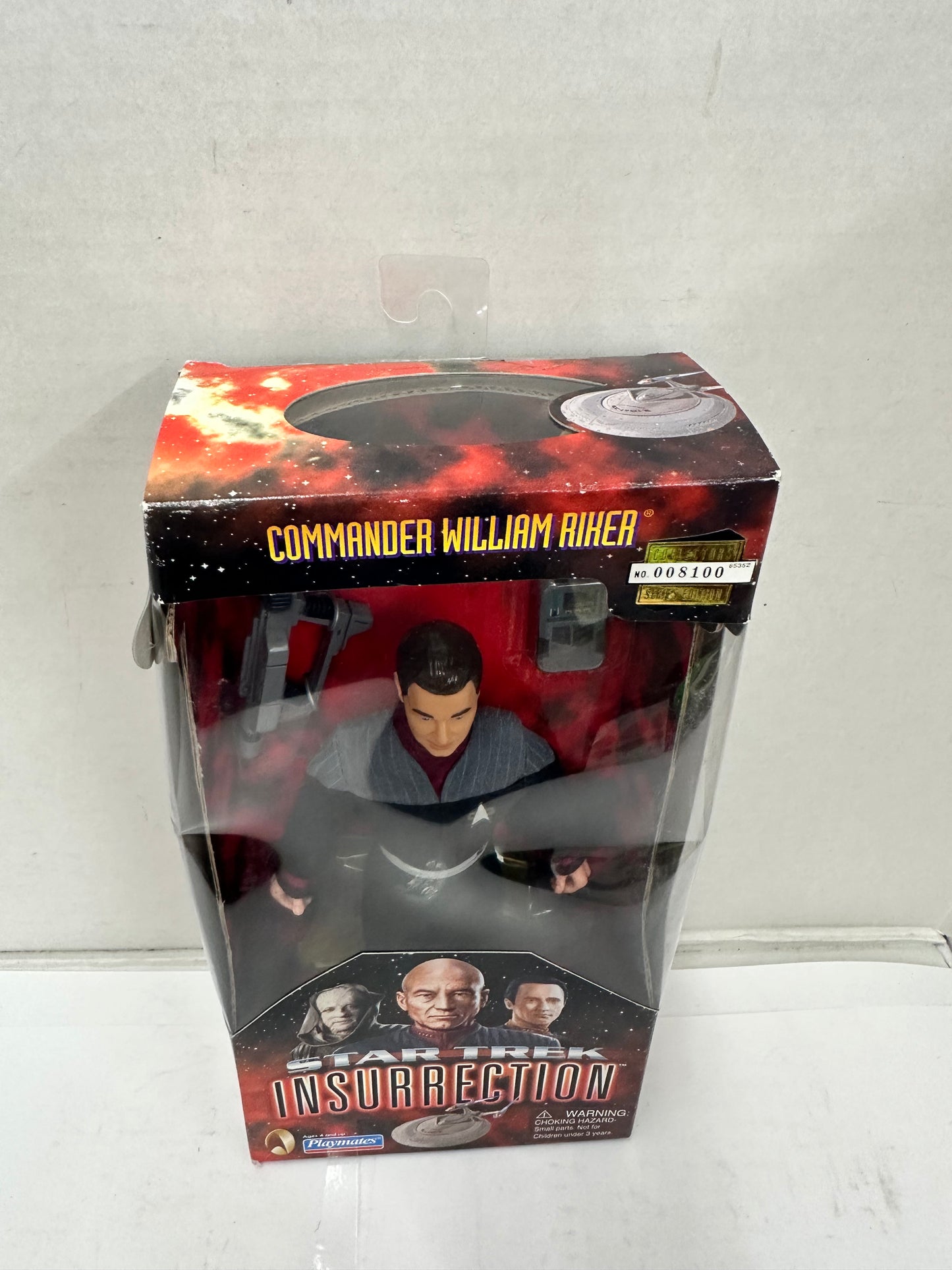 Star Trek Insurrection Commander William Riker Collectors Series Edition